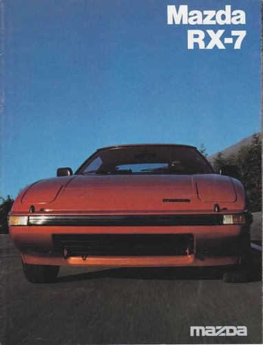 Catalogue brochure mazda rx7 - brochure,