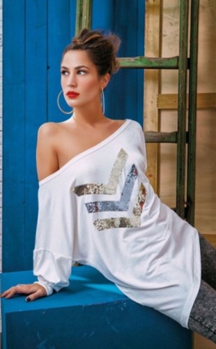Denny rose maglia blusa - denny,