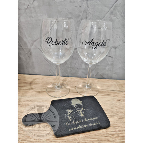 Calice personalizzato con nomi - calice,