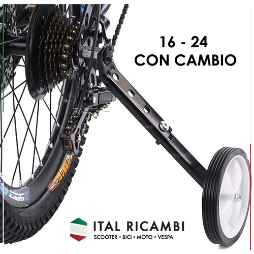 Coppia stabilizzatori rotelle - coppia,