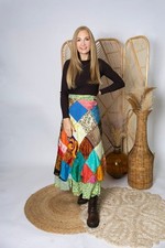 Abito vintage in seta Sari