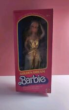 Barbie golden dream Mattel vintage anni 80 Made In Taiwan con Scatola 