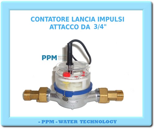 Contatore acqua lancia impulsi - contatore,