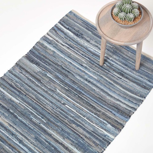 Tappeto chindi denim - denim, blu