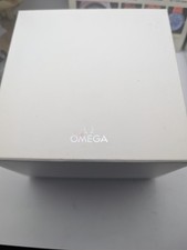 Omega Red Watch Box with White Outer Box – Authentic Vintage Case