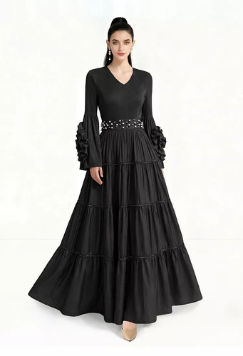 Abito donna nero - abito,