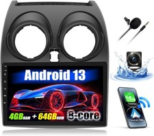 8 Core 4+64G Android 13 Autoradio Nissan Qashqai J10 2006-2016, 9" Carplay Andro