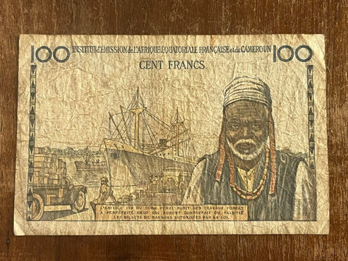 Banconota cameroun 100 - cameroun,