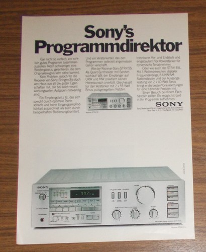 Rara pubblicità vintage sony - rara,
