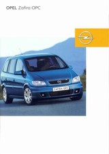 Catalogue Brochure Opel Zafira