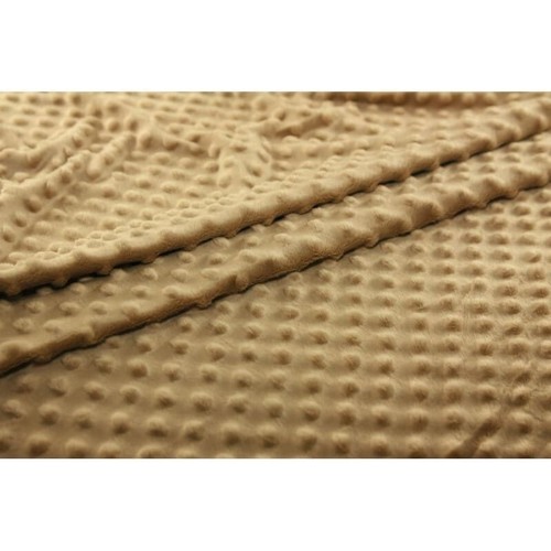 Tessuto peluche minky beige - tessuto,
