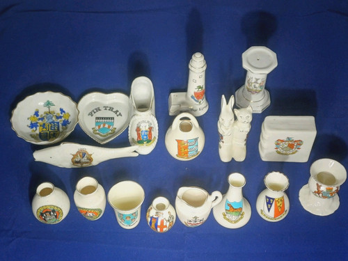 Lotto crested china - 17,