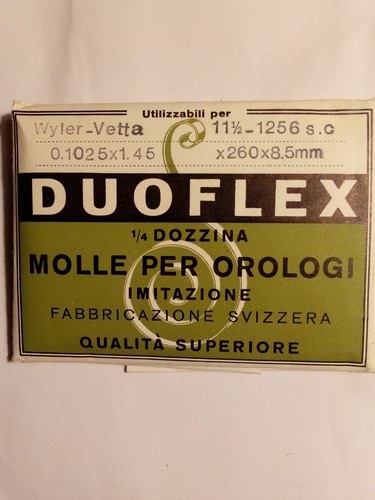 Molla carica duoflex - molla, (swiss