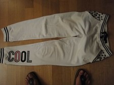 Pantalone bianco felpato RUBACUORI