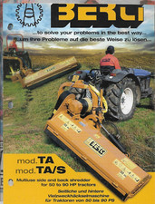 BERTI TRINCIA LEGNA POSTERIORE E LATERALE TRITURATORE TA/S per trattore da 50 a 90 HP Brochure