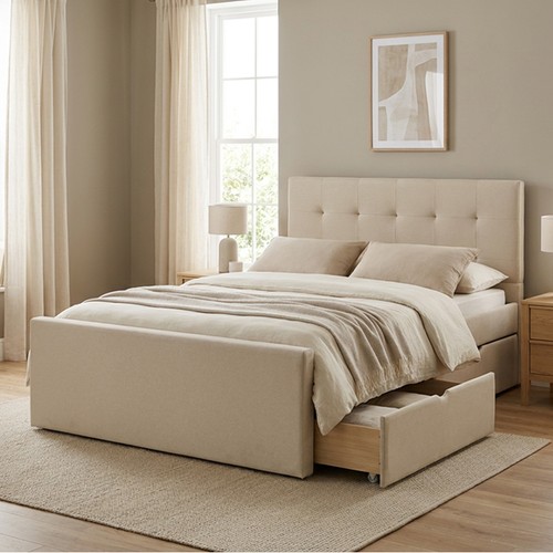 Letto imbottito 140x200 con - letto,