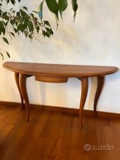 Tavolo Consolle Porada in legno di Ciliegio