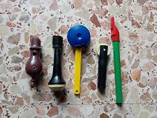 Stock 5 strumenti musicali in plastica - anni '70-'80, vintage 