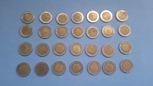 Lotto monete 500 lire - monete,
