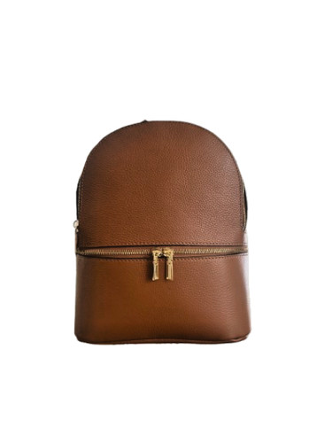 Genuine leather backpack made - leather,