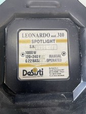 Faro proiettore professionale DE SISTI Leonardo mod.310 1000W alogeno da studio