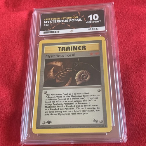 1999 pokemon fossil 1st - 1999,