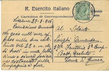Cartolina franchigia Militare