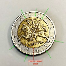 Moneta euro lituania - 2,
