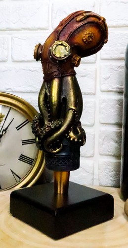 Statuina ebros steampunk polpo - ebros,
