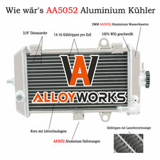 Radiatore alluminio 2 file per