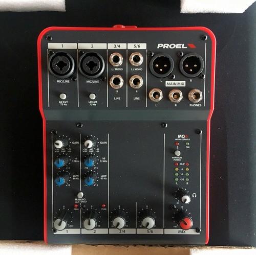 Mixer proel mq6 - mq6, compact