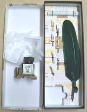Penna Verde Piuma Inchiostro