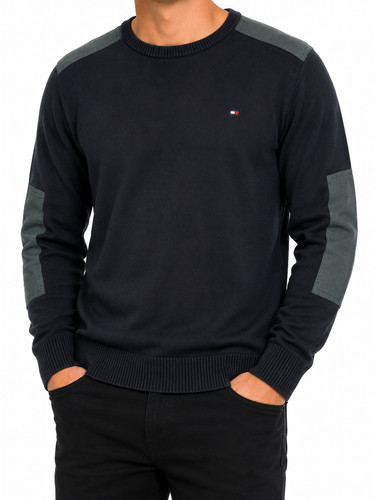 Maglione girocollo tommy - maglione,