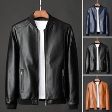 2026 Moda Uomo Giacca Pelle