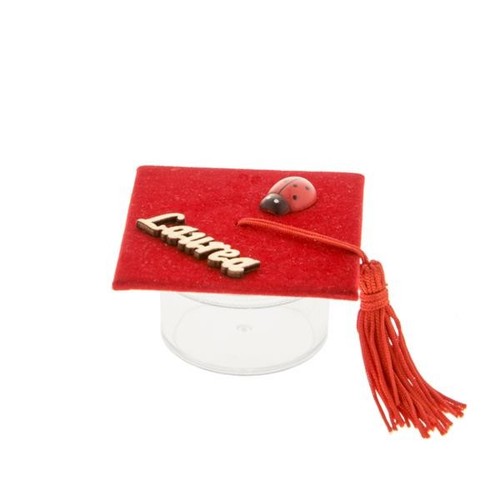 Tocco laurea rosso - pz,