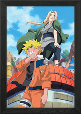 Naruto e Tsunade poster arte