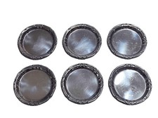 Sottobicchieri 6 in metallo