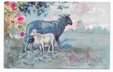 CARTOLINA BUONA PASQUA  PECORA
