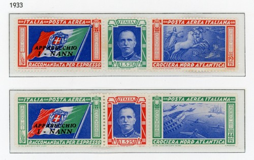 Italia regno 1933 crociera - regno, 1933.