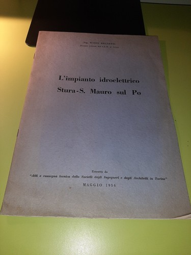 Impianto idroelettrico stura - l'impianto,
