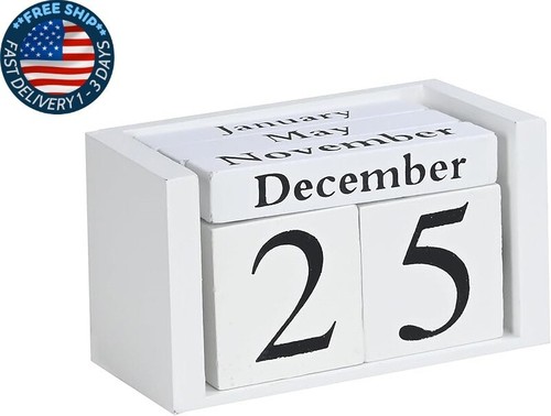 Calendario madera perpetuo - calendario,