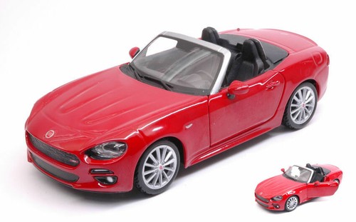 Fiat 124 spider 2016 red - 124, 1:24