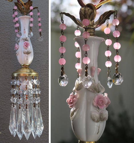 Vintage capodimonte pink - capodimonte, rose