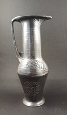 Brocca in peltro stile liberty Urania del 1900