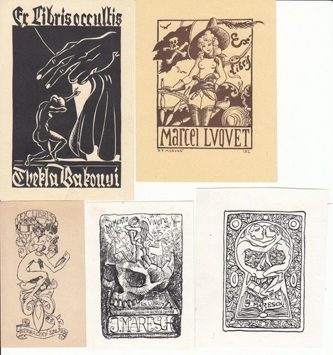 Exlibris bookplate erotico - 5,