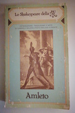 William Shakespeare AMLETO Ed. BUR 1980 terza edizione testo inglese a fronte