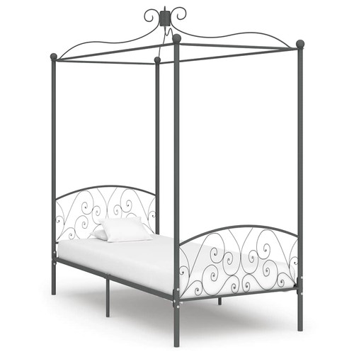 Letto baldacchino metallo - a,