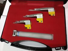 Set Laringoscopio Manico LED Professionale Fibra Ottica con 3 Lame