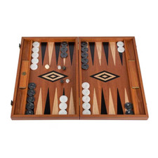 Set backgammon in mogano con