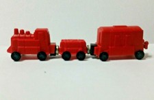 1990 Kinder componibili ancien montable Treno train 6 rosso K91